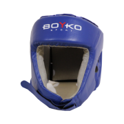 Boyko-sport 11772 Боксерский шлем BOYKO-SPORT №1 КОЖА СИНИЙ фото